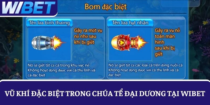 Giới thiệu vũ khí đặc biệt trong game Chúa tể đại dương